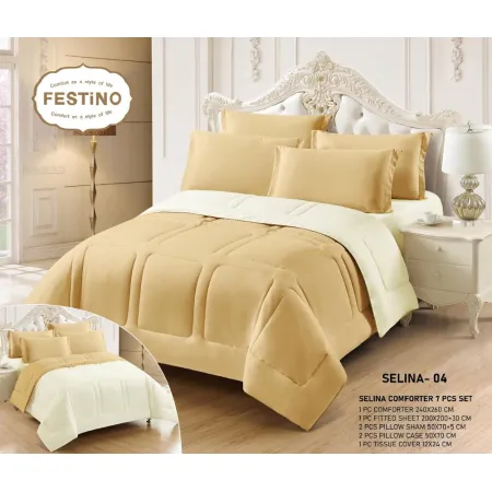 Milanobedlinen Comforter Selina 7pcs Set